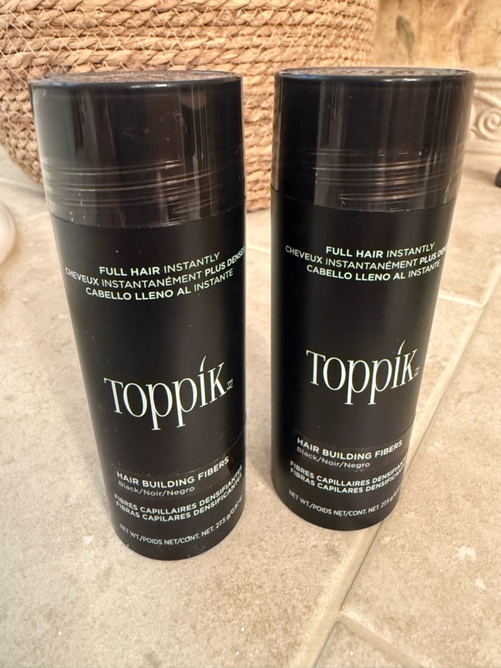 Toppik Black Hair Building Fibers - Instant Full Hair Coverage